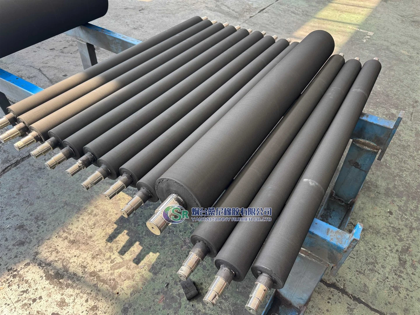 EPDM রাবার 304 স্টেইনলেস স্টীল কলা রোলার পরিবাহক বেল্ট সমর্থন রোলার